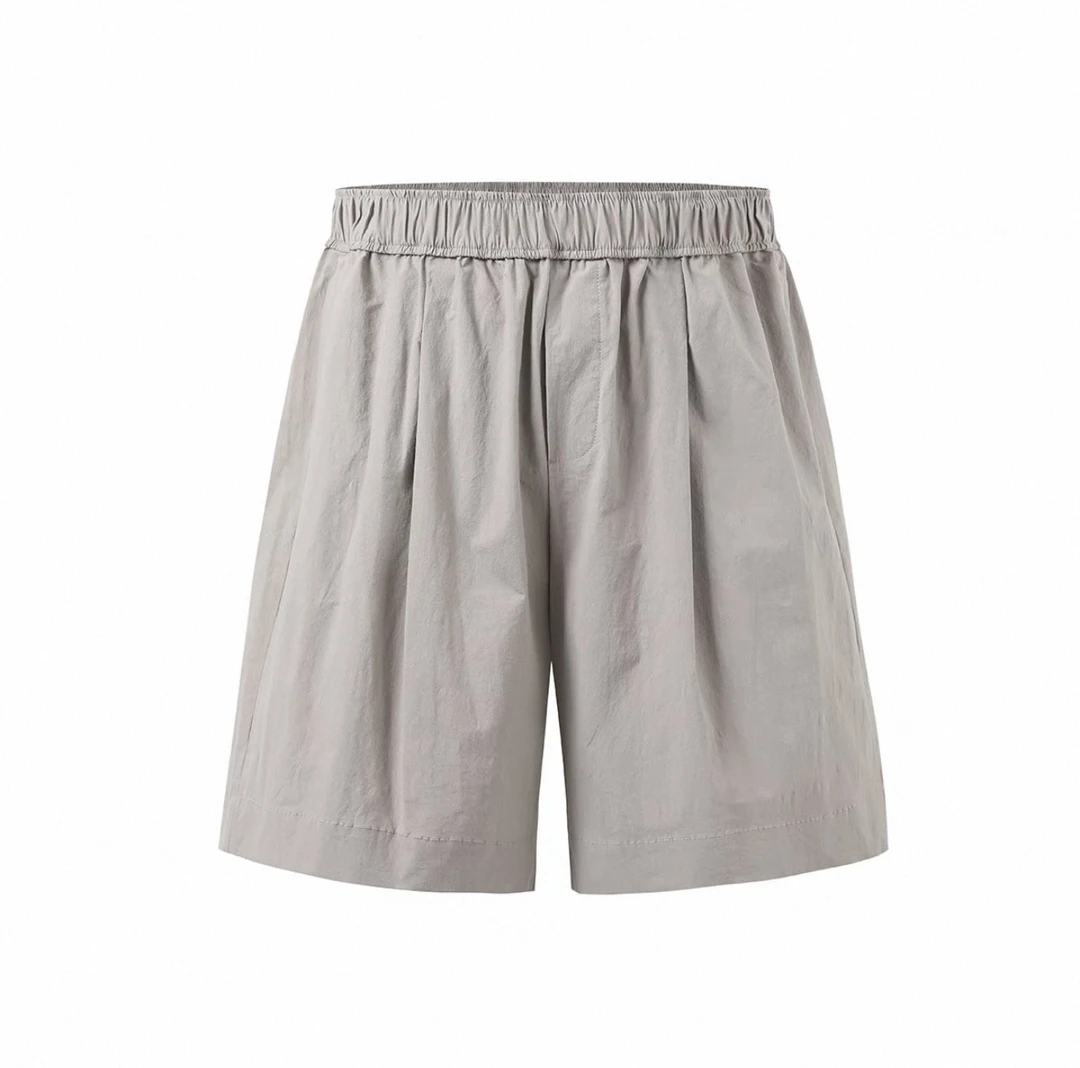 长绒棉简约纸感通勤松弛休闲百搭日常运动休闲短裤