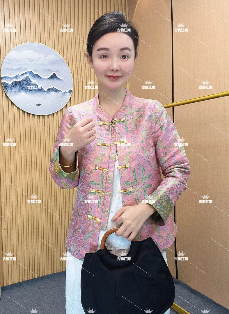 【古韵江南】专属定制·注重品质双面双穿国风四叶草女外套A092301