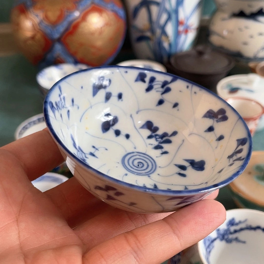 瓷片青花好看的杯子不错的