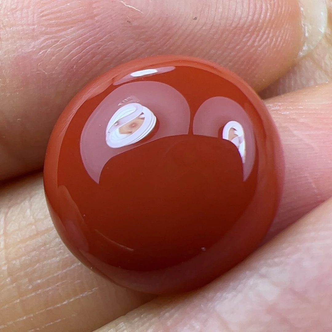 未镶嵌戒指面南红玛瑙