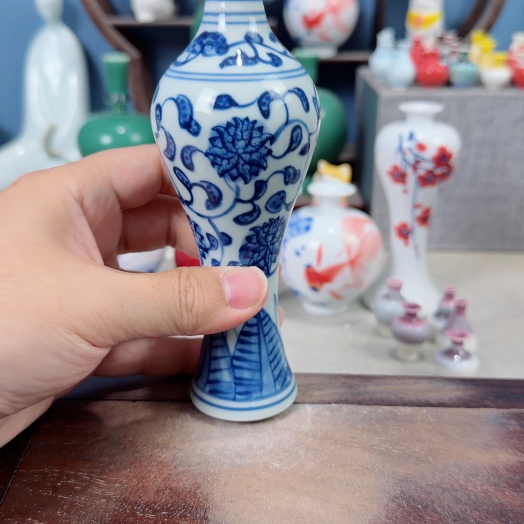 陶瓷手工小花器摆件