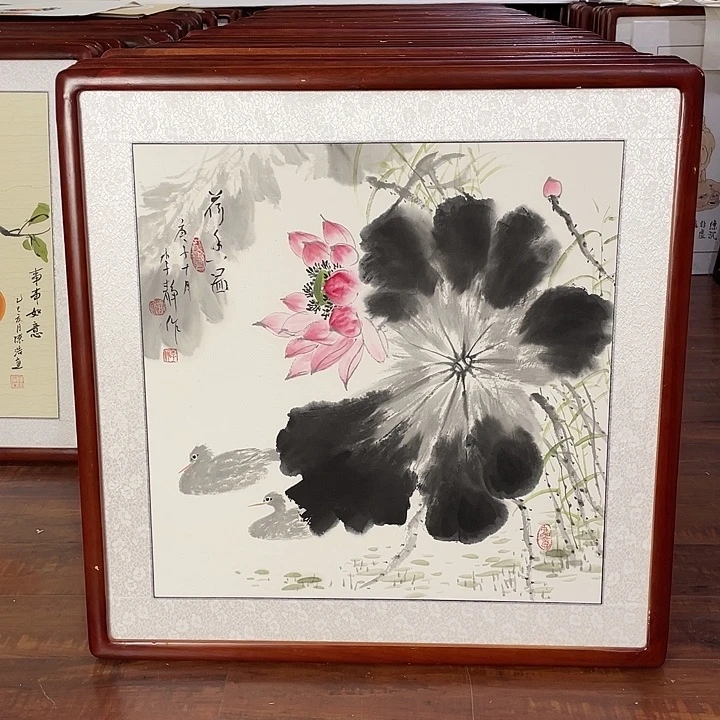 国画带框尺寸63*63厘米