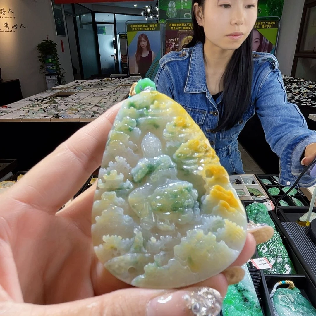 颈饰未镶嵌翡翠一