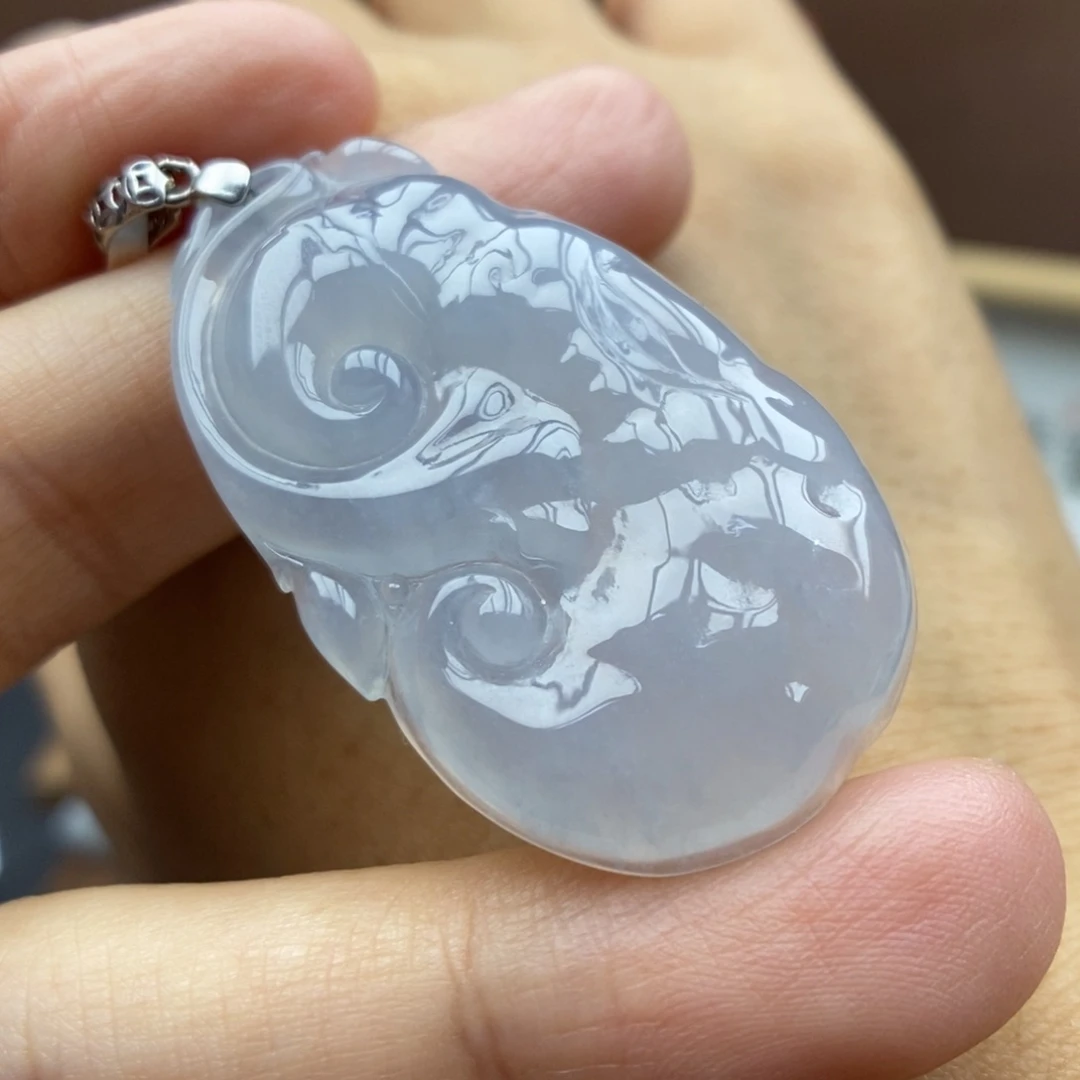 【闪购商品】颈饰银S925镶嵌翡翠26