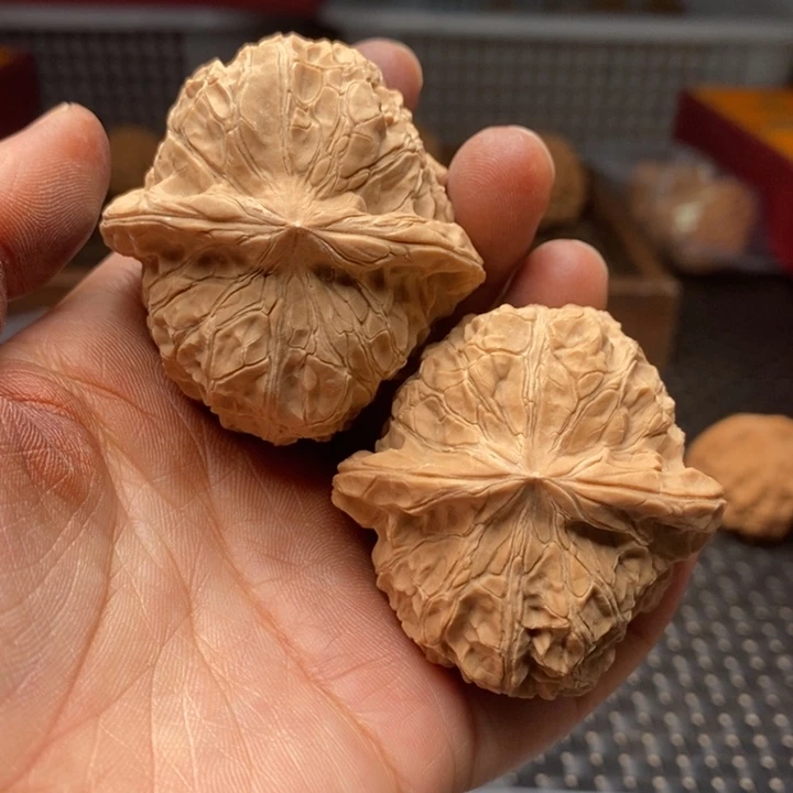 文玩核桃把件南瓜46尺