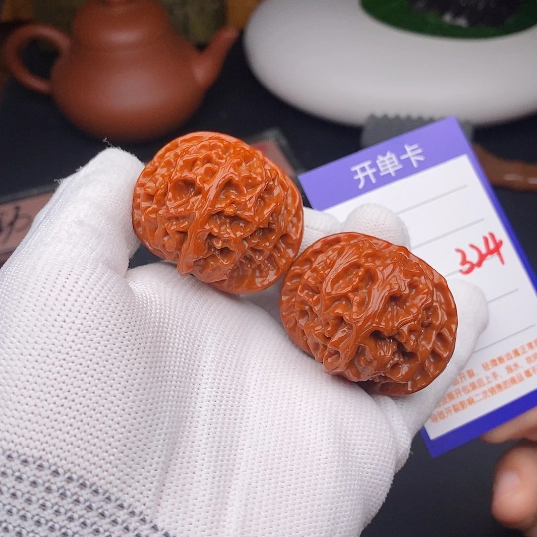 文玩核桃把件43苹果园324