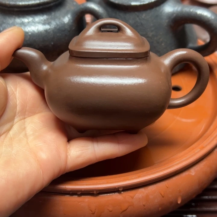 ****宝紫砂茶壶宜兴原矿文革底槽清