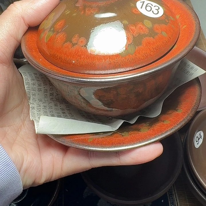 茶盏163 坚记茶盏摆件