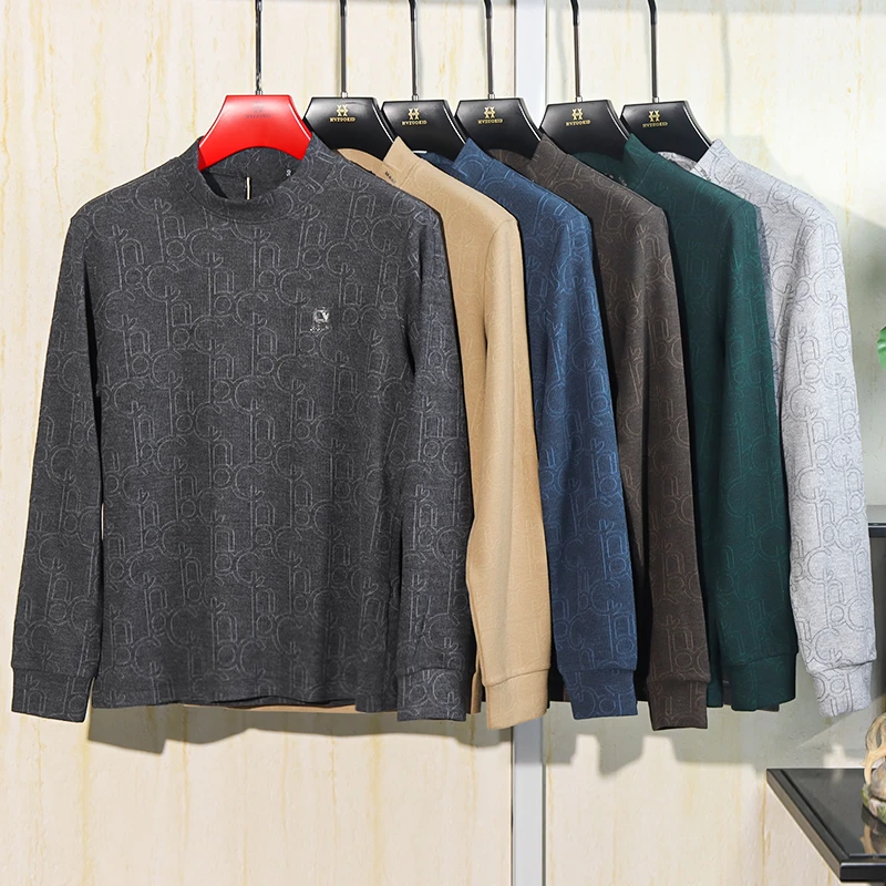 弹力舒适内搭长袖T恤1E21