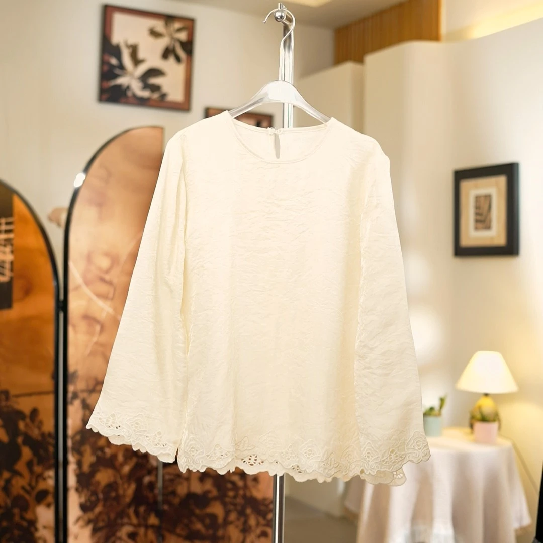 【锦云】轻奢新中式国风百搭秋季新款打底衫