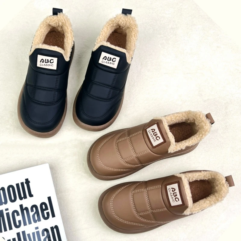 2025新款雪地靴女冬季妈妈鞋加绒加厚保暖女棉鞋防水防滑女棉靴子