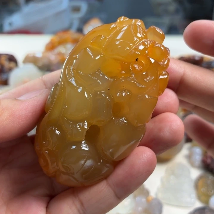 玛瑙/玉髓吊坠(不含链)未镶嵌