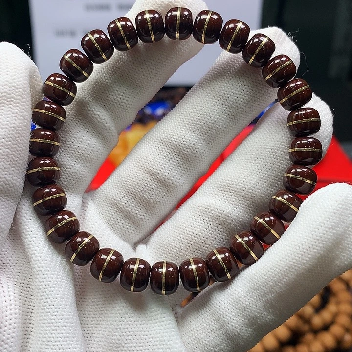 星月菩提吊坠紫金鼠手串