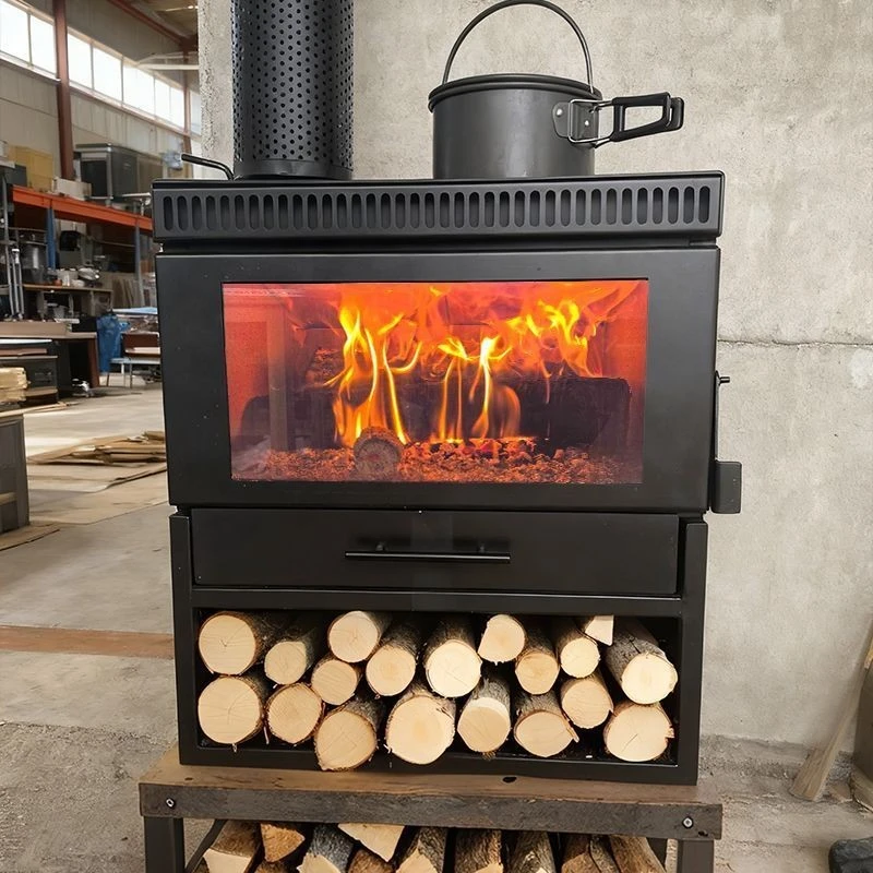 2025新款真火燃木壁炉木柴柴火家用取暖客厅农村民宿装饰取暖炉