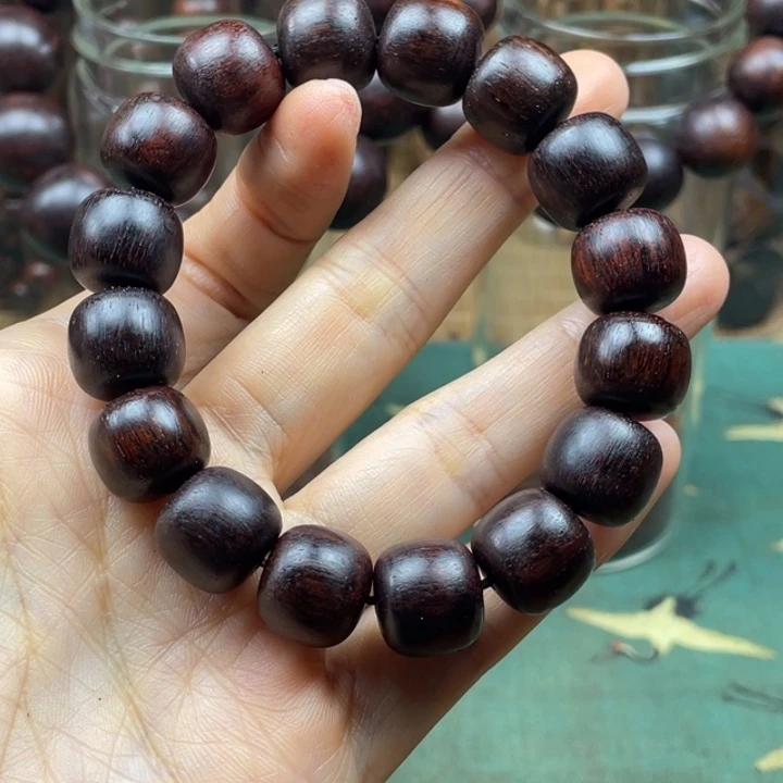 降真香手串/手链南**约海南小叶藤心油1.3/14单圈沉水