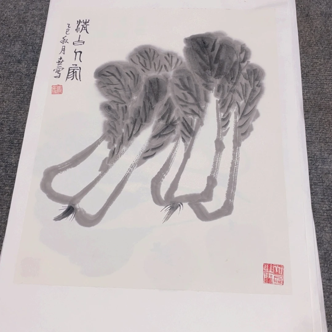 国画1.4平尺纯手绘国画作品