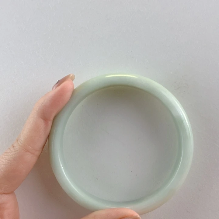 蓝田玉（蛇纹石化大理石玉）手镯未镶嵌এ****༻