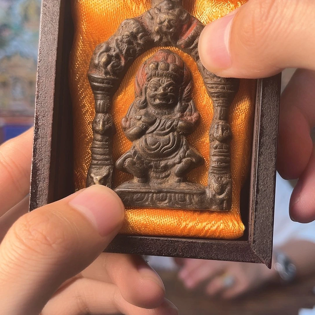 吊坠【西藏】二臂大黑天t铁老小卡