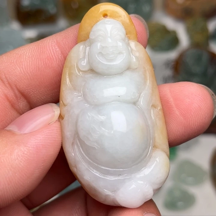 颈饰未镶嵌翡翠佛