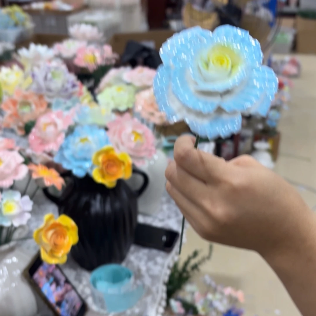 陶瓷花，20元发货，退款拉黑