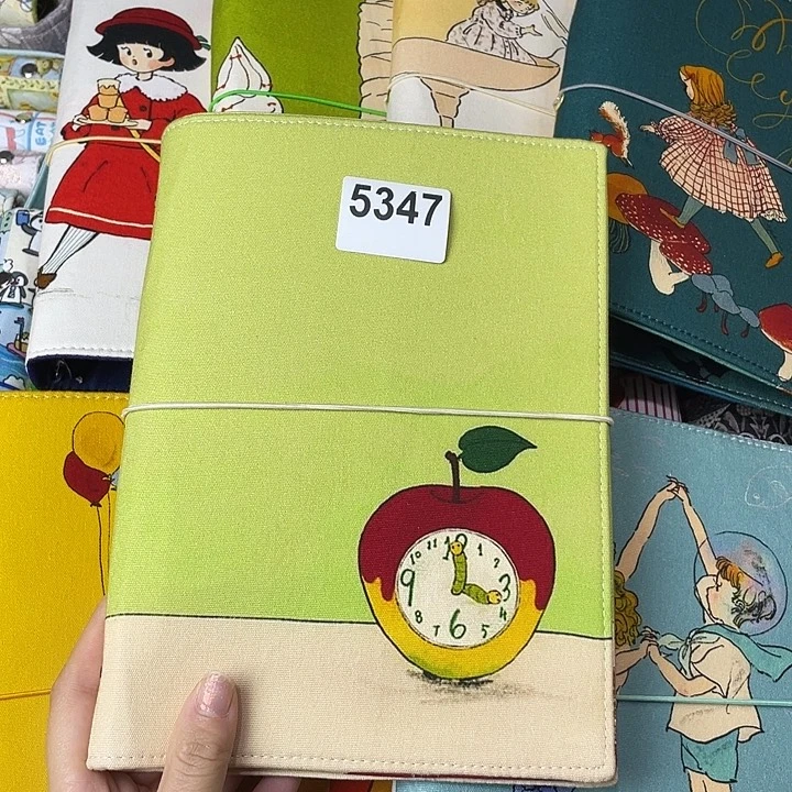 织绣A5活页不送纸5347