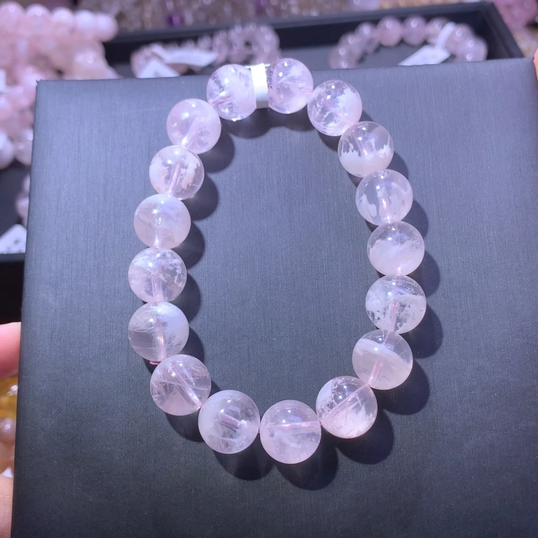 嘎***嘎未镶嵌手串水晶粉雪花