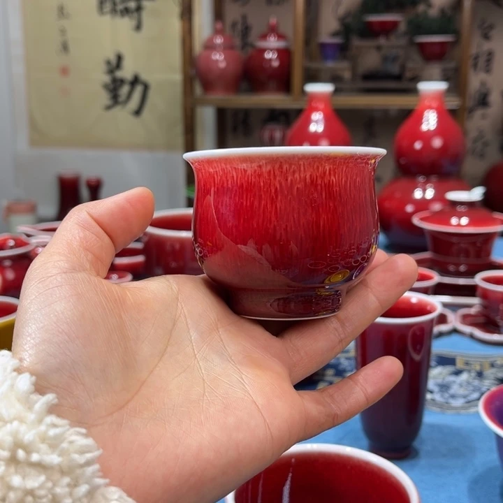 景德镇陶瓷福桶杯