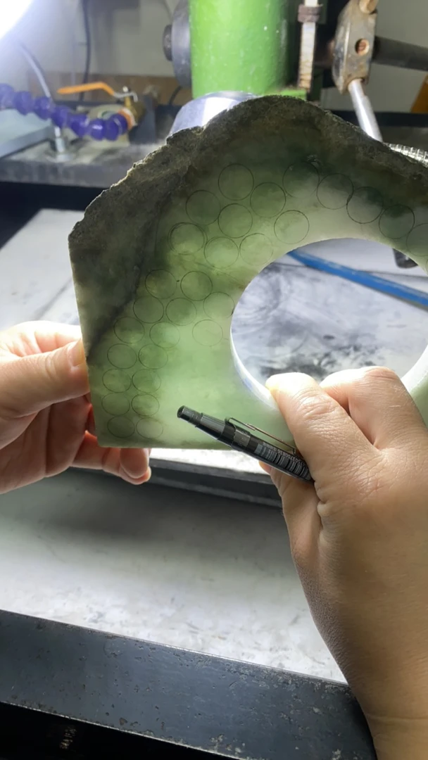 觅羽定制翡翠卡11珠子17颗