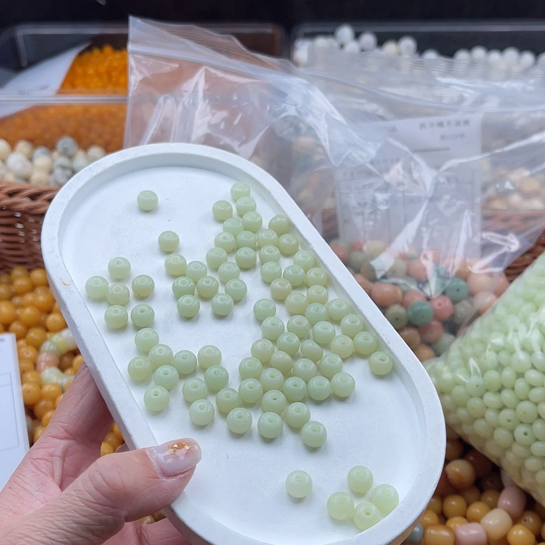 白玉菩提吊坠C/8mm/100+20颗