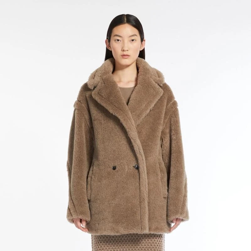 MaxMara【国现 专柜28200】女士泰迪短款大衣 Espero 025