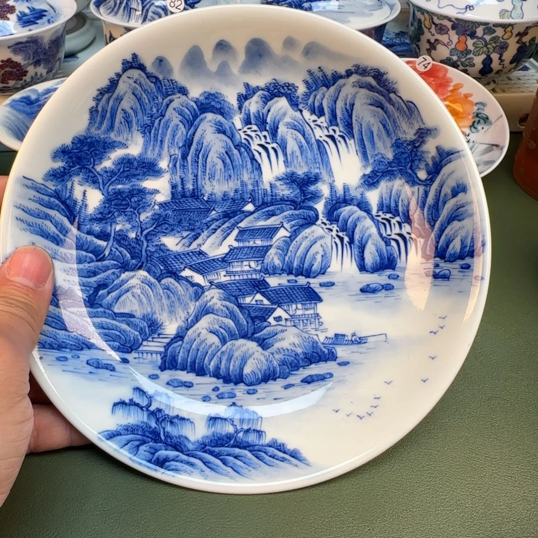 纯手工纯手绘茶具石头86