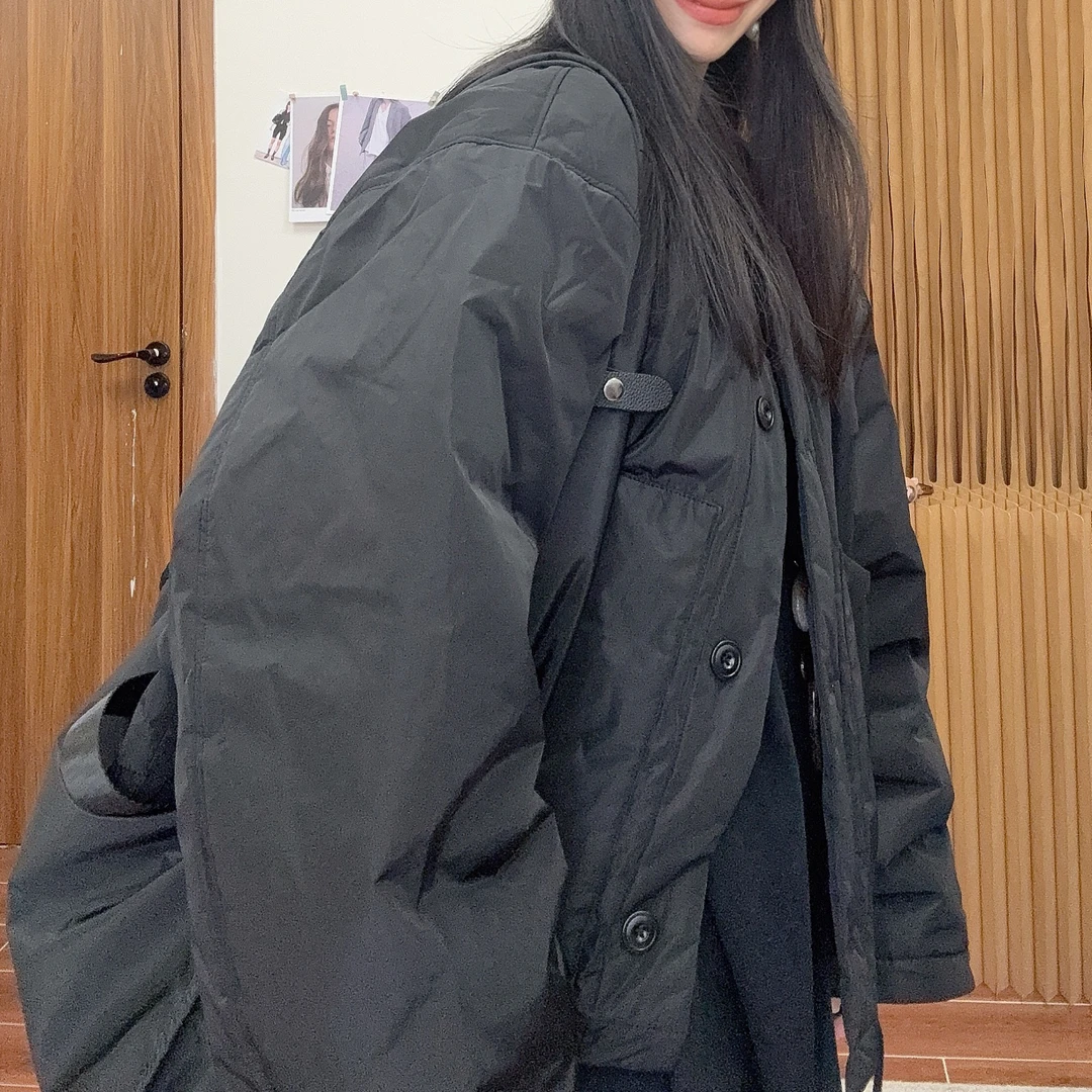 （年年有鱼）短款165身高以内冬季纯色韩系短款棉服外套百搭休闲