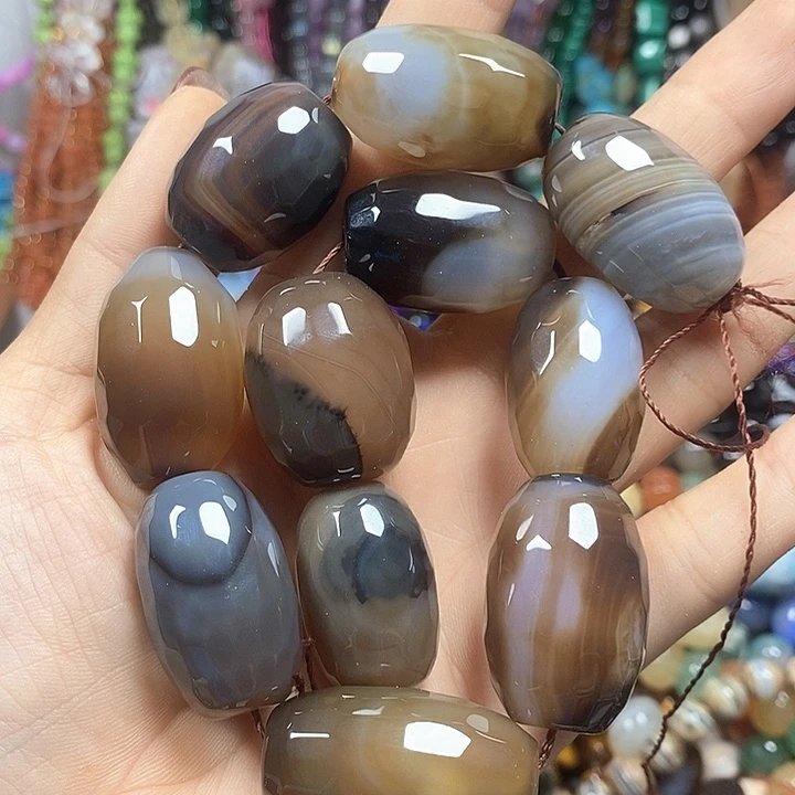 未镶嵌玛瑙/玉髓珠宝半成品玛瑙切面卡19*28mm