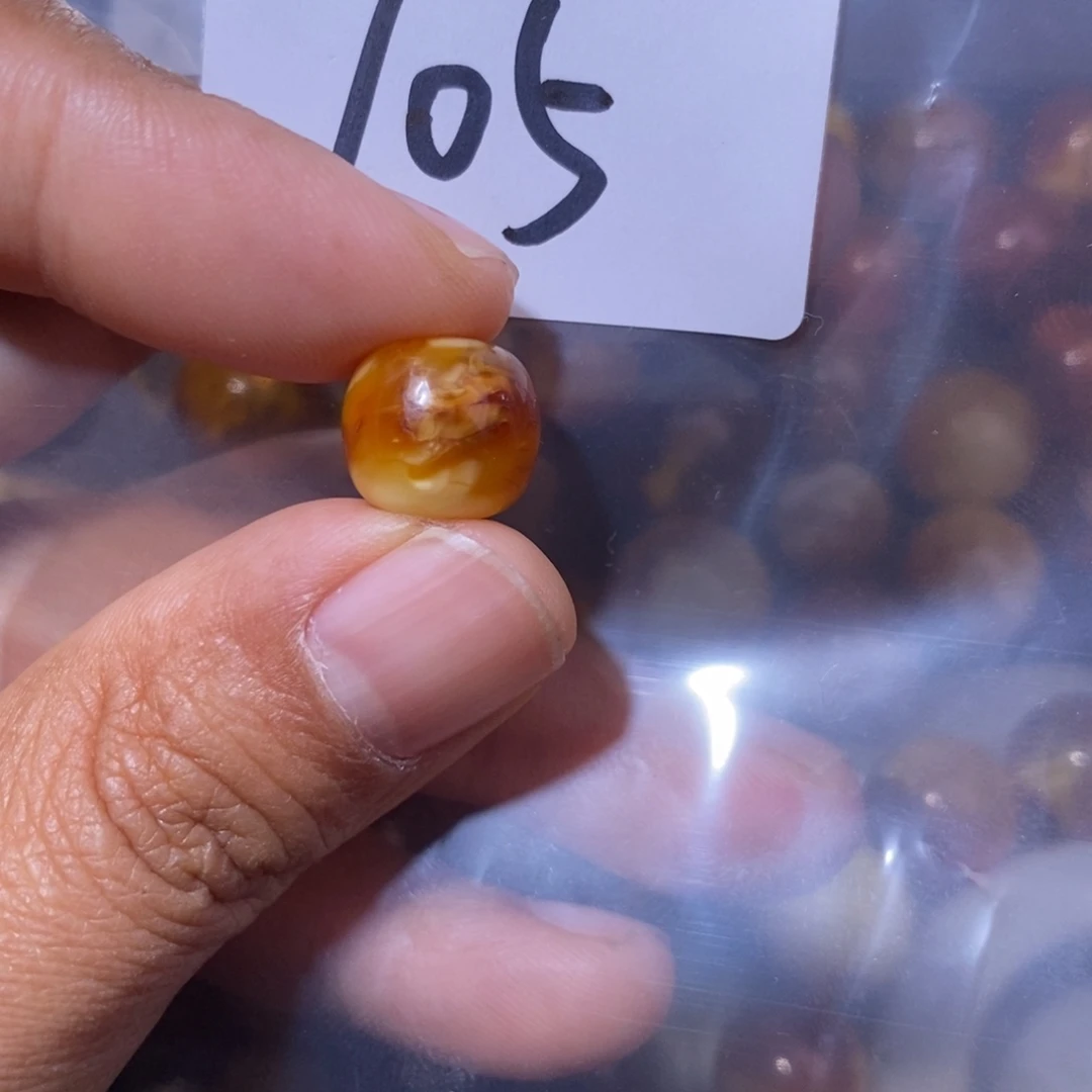 琥珀未镶嵌手链裸石