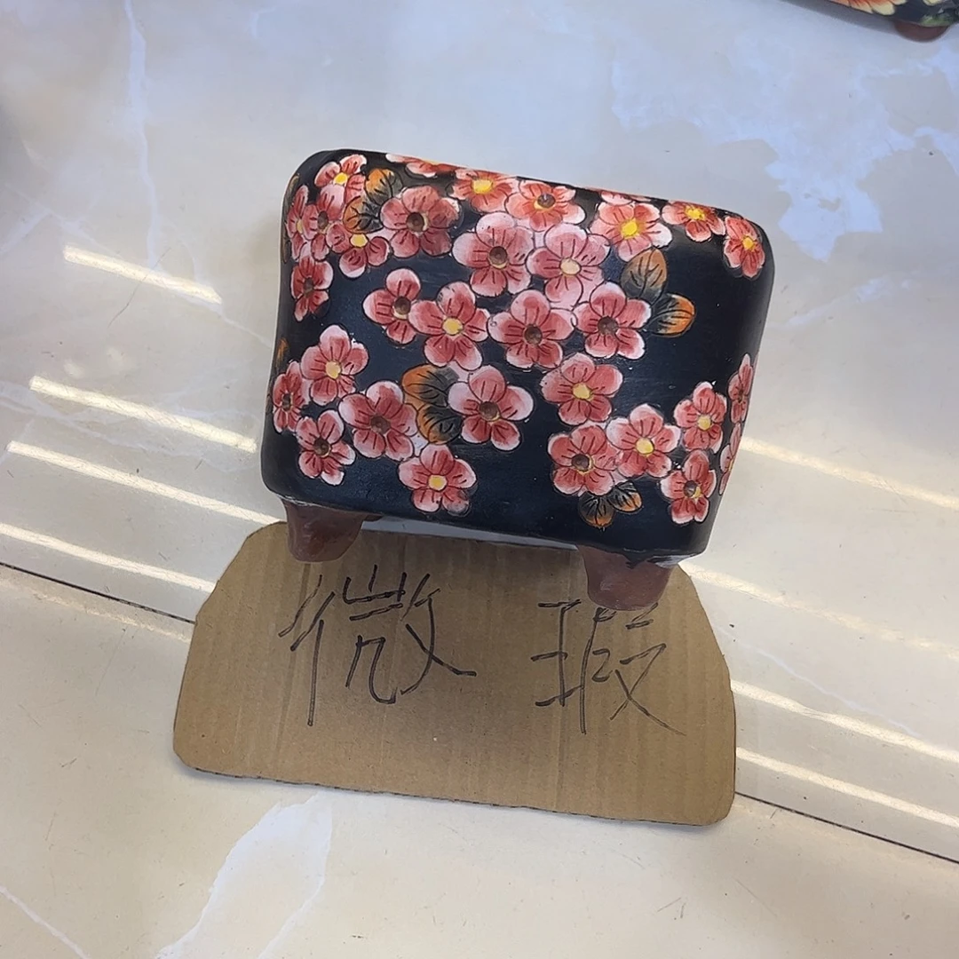 景德镇炫彩手绘口12*12高12