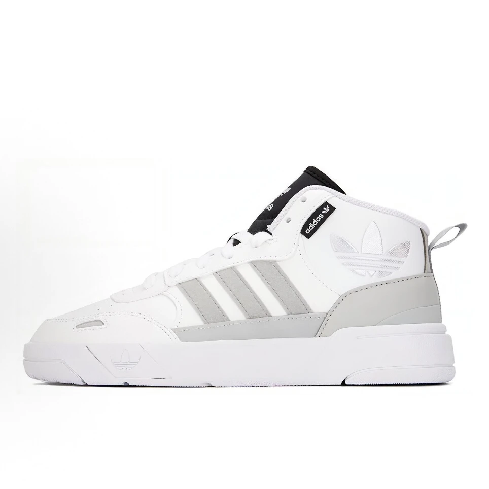 adidas originals Post Up 防滑耐磨 中帮 板鞋 女款 白色GX0823