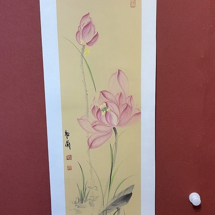 国画听兰老师花鸟