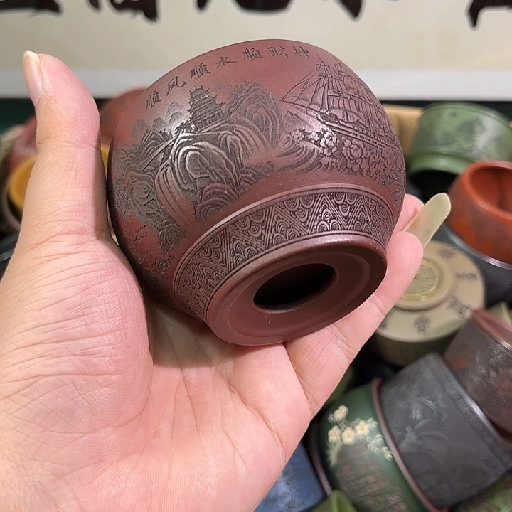 茶杯紫砂全手工紫砂主人杯