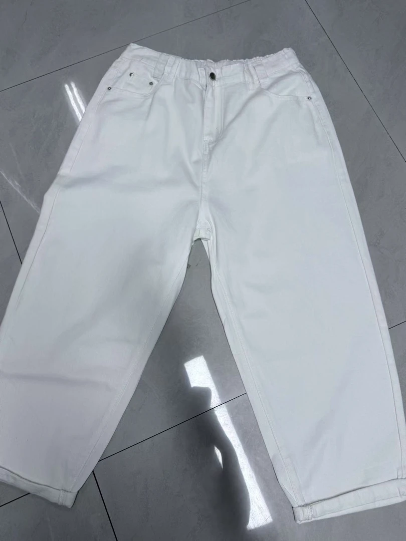 夏季哈伦裤长裤水洗森系牛仔裤直筒--8051