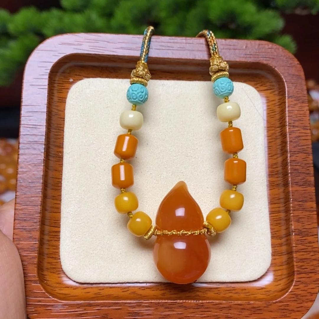 【闪购商品】蜜蜡颈饰未镶嵌项链