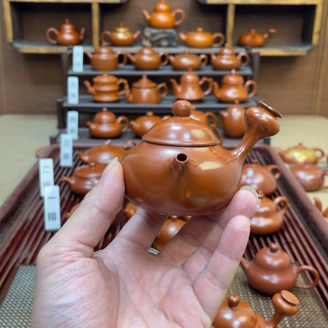 茶壶朱泥侧把120cc