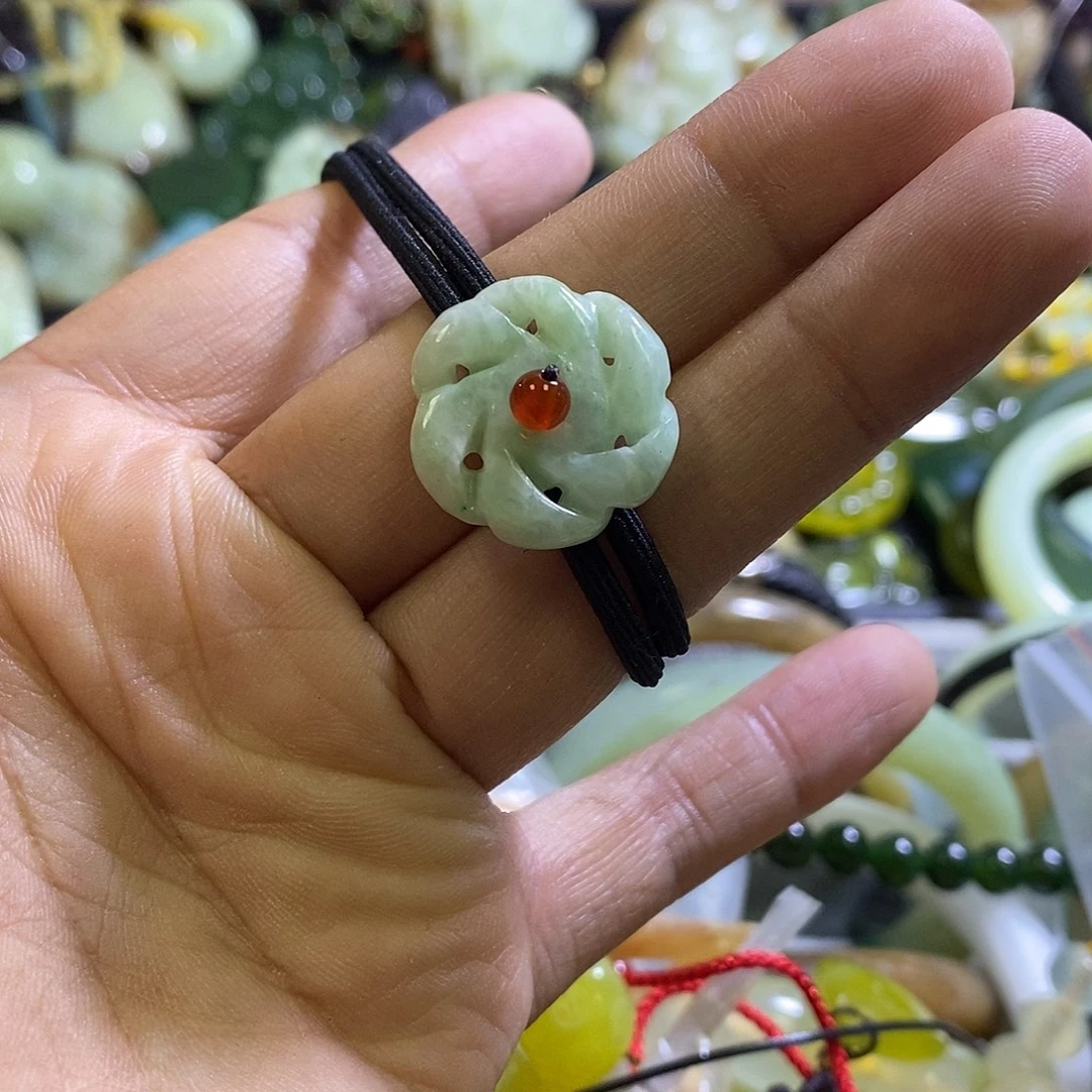 翡翠未镶嵌手链多样性发货