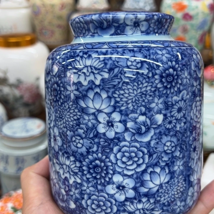 高端陶瓷茶叶密封罐