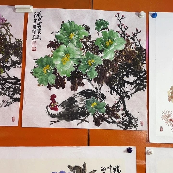 国画张圣敏先生纯手绘作品