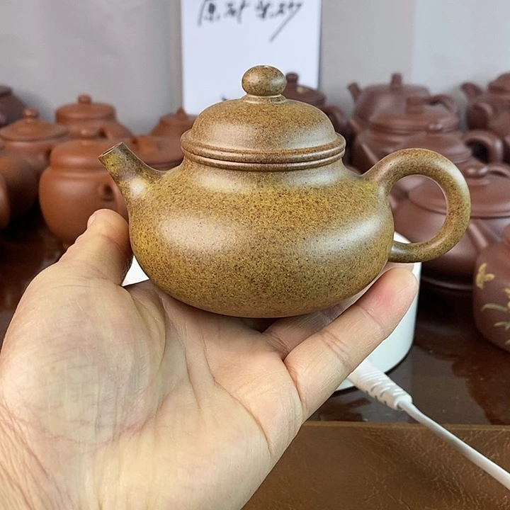 紫砂茶壶段泥容天150cc