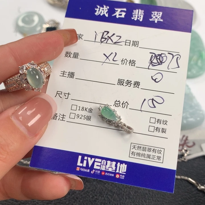 翡翠颈饰未镶嵌Y**Z两件