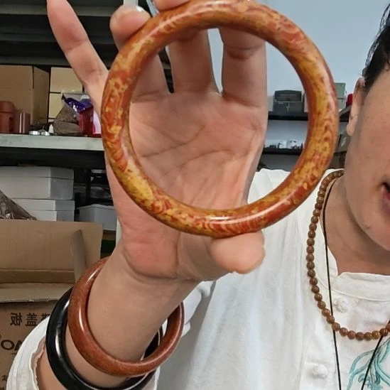 泗水砭石文化馆砭石手镯细