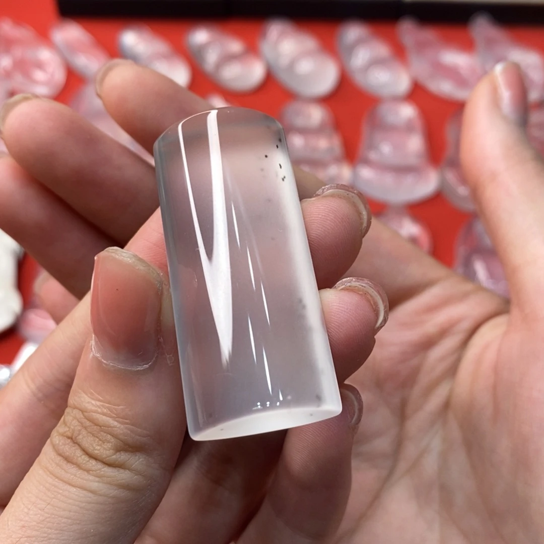 石英质玉未镶嵌冰柱