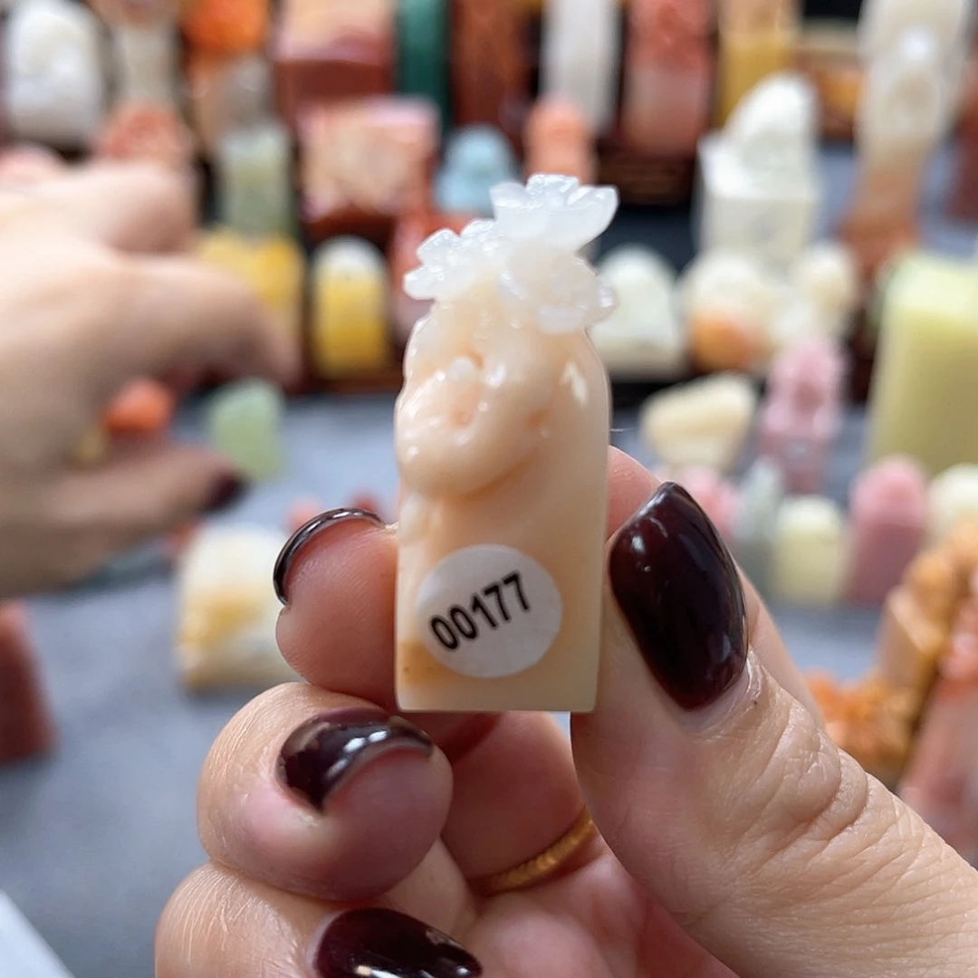 寿山石印石梳*厘001777000000000