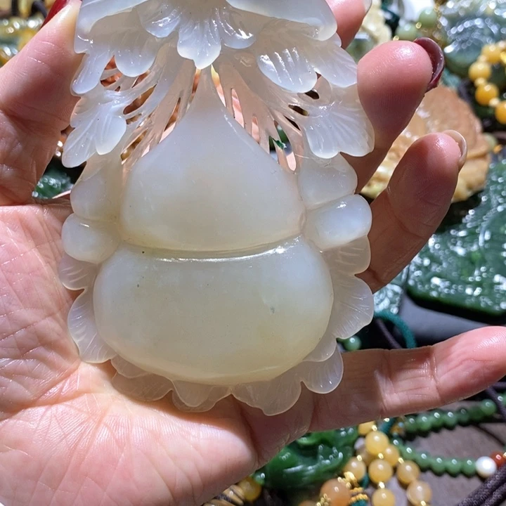 岫玉毛衣链未镶嵌